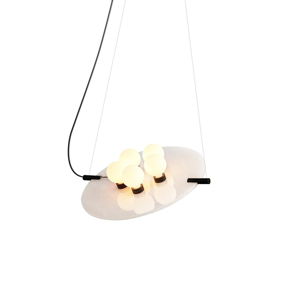 Vasila Postmodern Luxury Alabaster Pendant Lamp