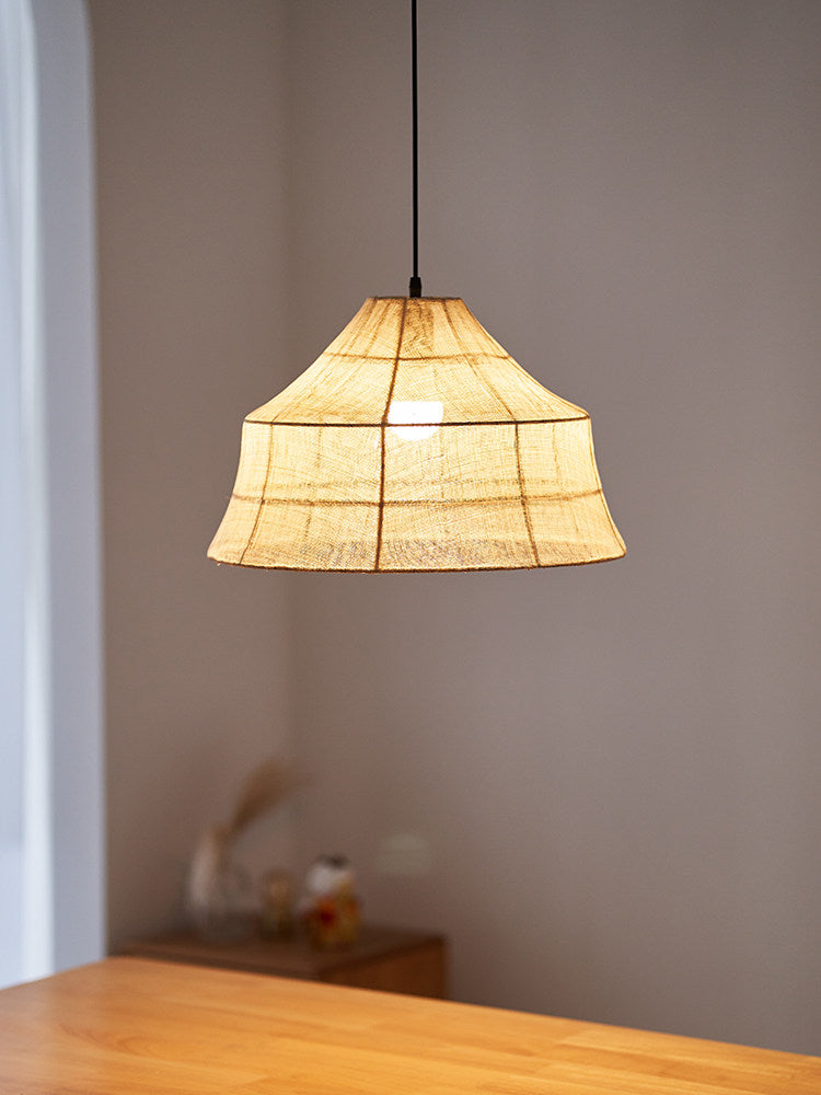 Manila Woven Fiber Pendant Lamp