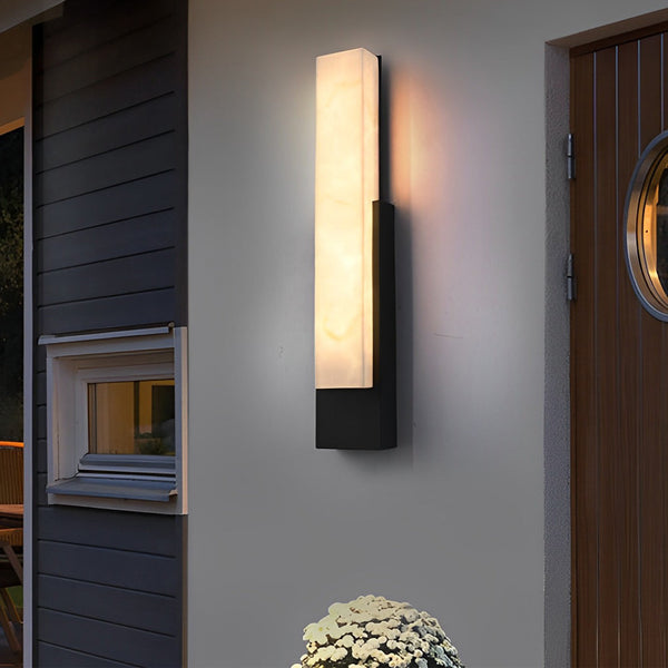 Petoina Imitation Shade LED Modern Marble Outdoor Wall Light