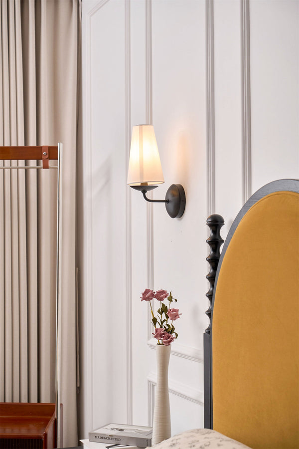 Avraee Brass Fabric Wall Lamp