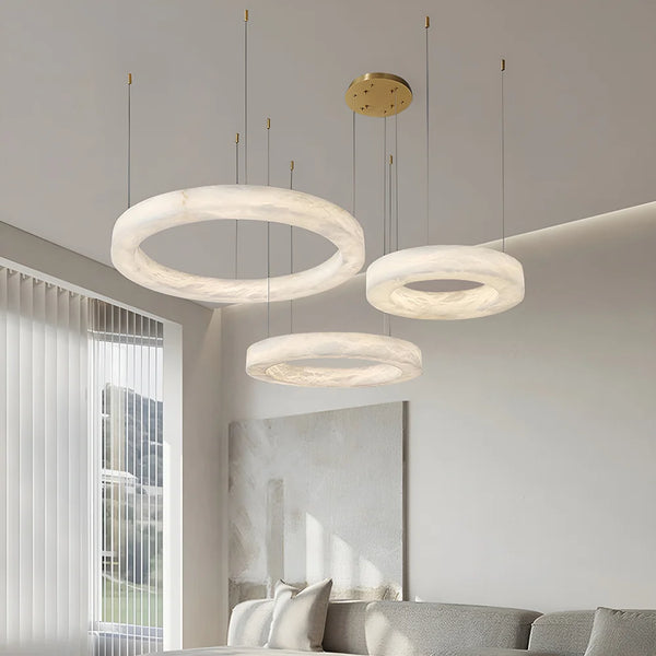 Marika Alabaster Pendant Lamp