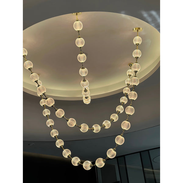 Myphais Beaded Plastic Chandelier