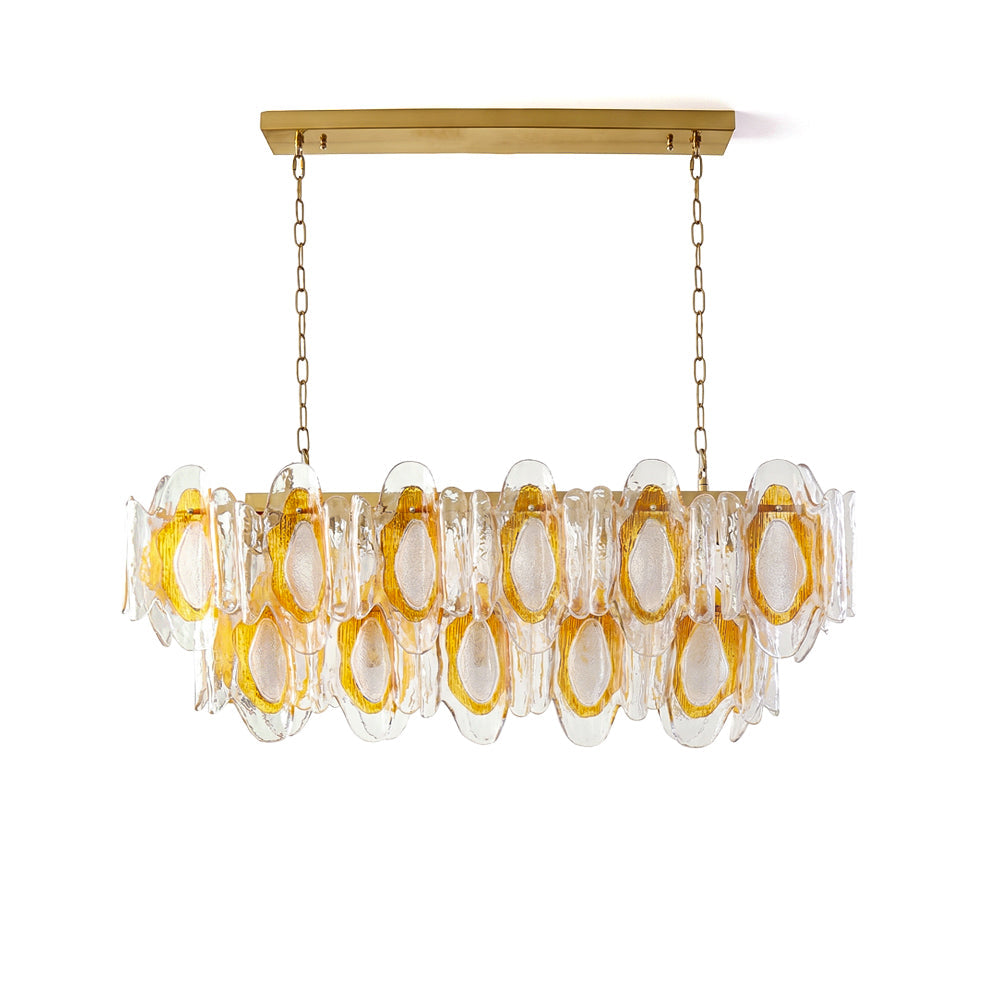 Liorueon Long Glass Chandelier