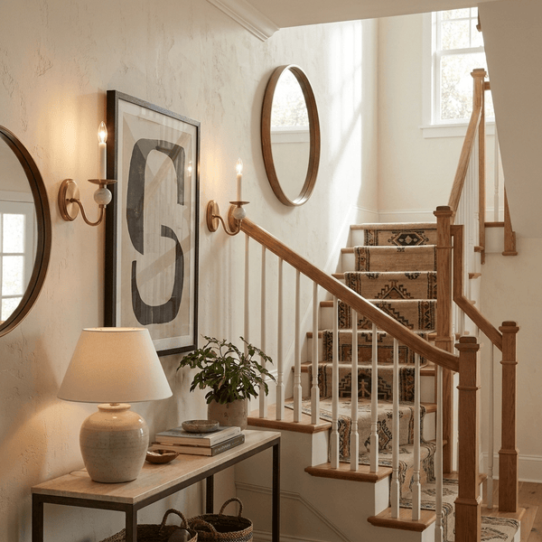 Meander Brass Sconce