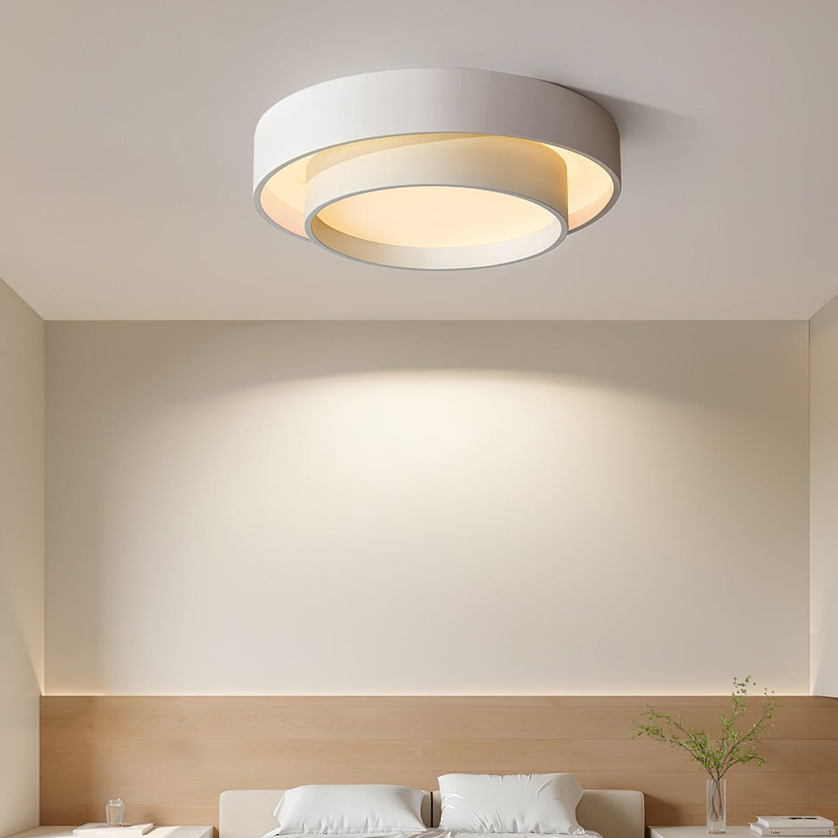 Velaline Ceiling Light Double Layers Modern Cylinder
