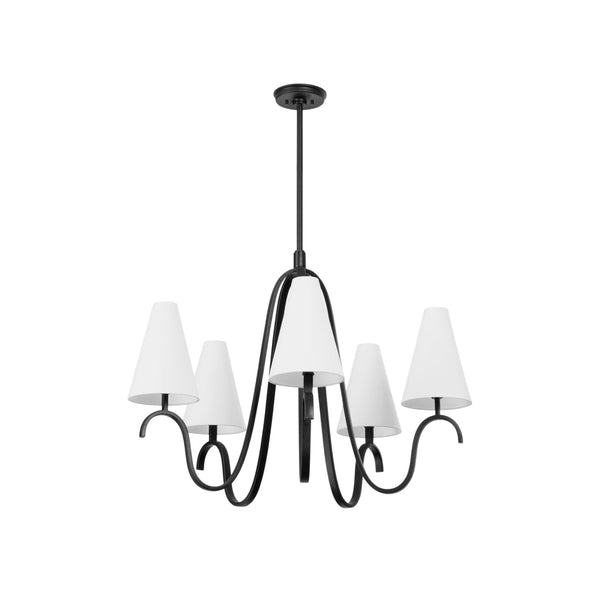 Myvenen Vintage Industrial Fabric Chandelier