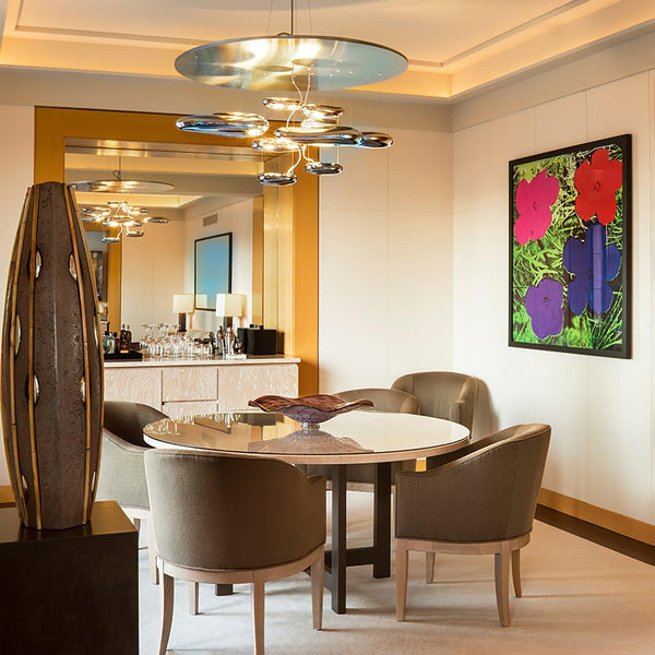 Orinanelle Chandelier Aluminum Sculptural