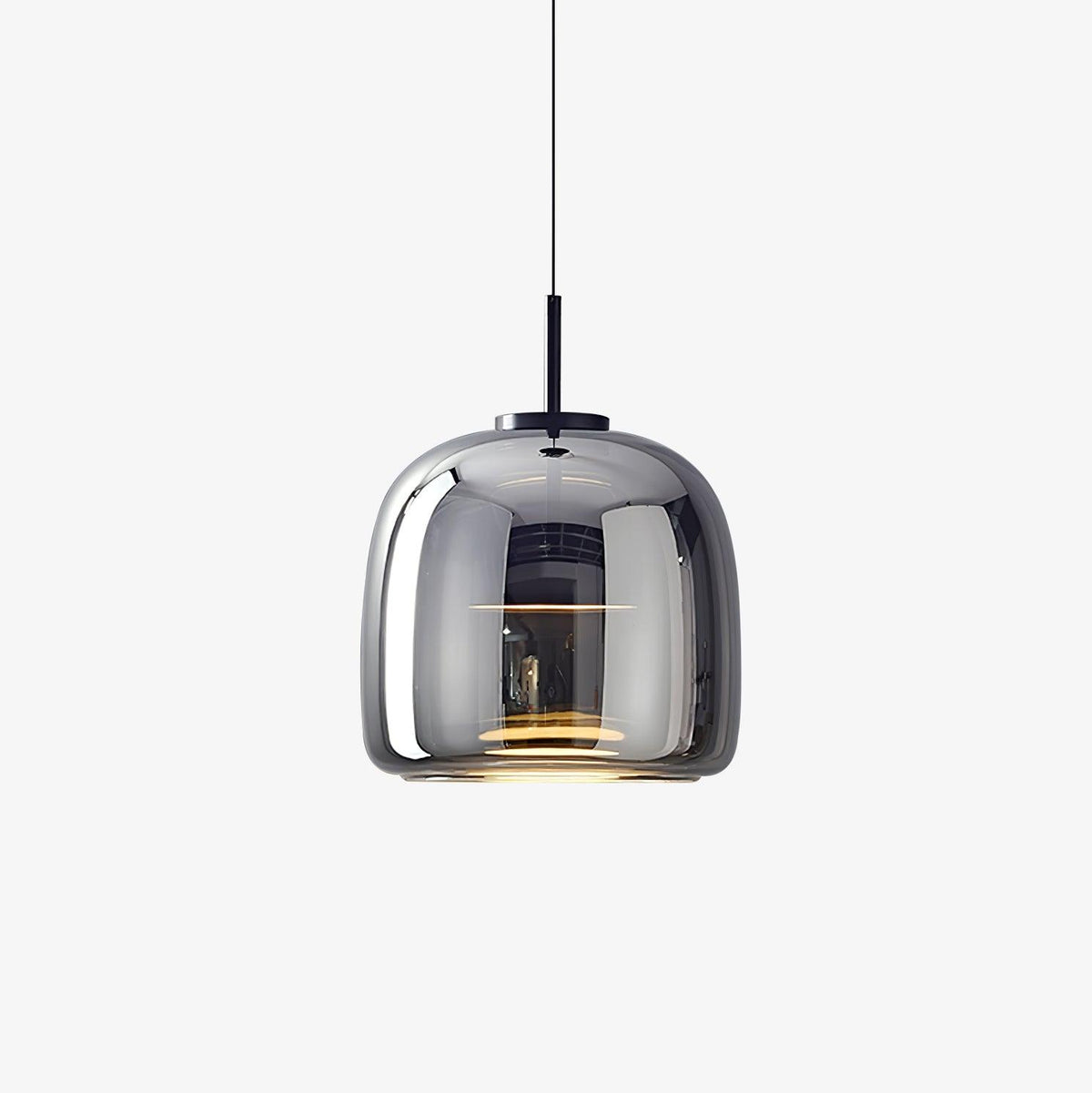 Obsidian Modern Glass Pendant Lamp