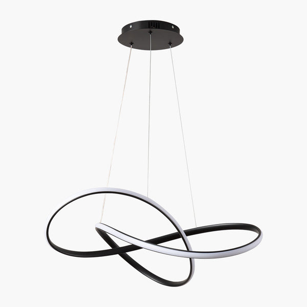 Hanging Chandelier Ceiling Light LED Twisted, Minimalist