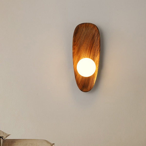 Modern Wooden Wall Light for Bedroom