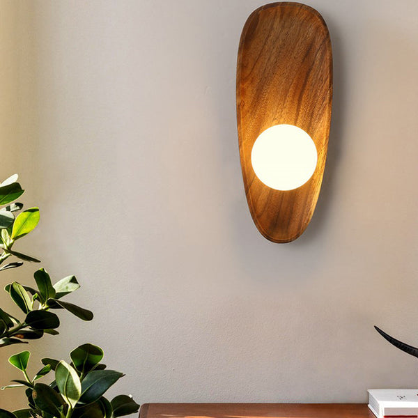 Modern Wooden Wall Light for Bedroom