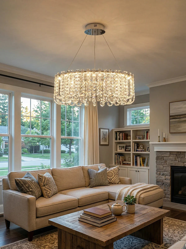 Luxurious Liora Crystal Tassel Chandelier