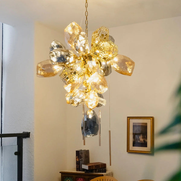 Modern Art Glass Crystal Chandelier