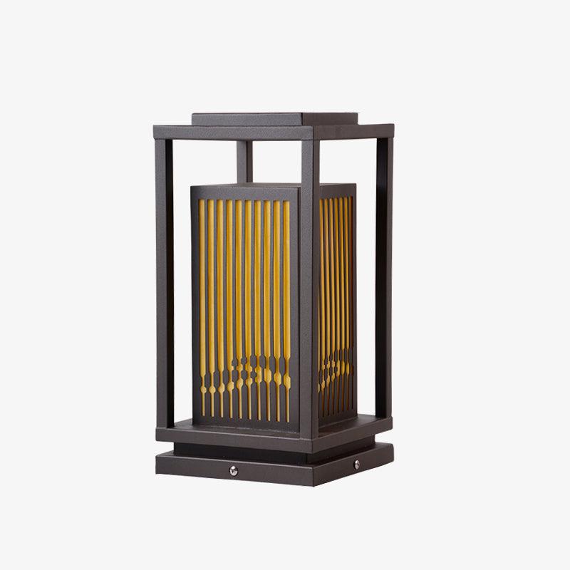 Square Modern Cage Outdoor Light