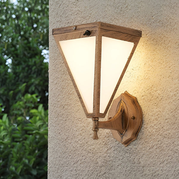 Oreleniella Industrial Tapered LED Outdoor Wall Light