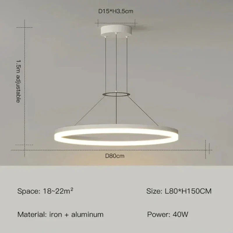 Circular Led Chandelier