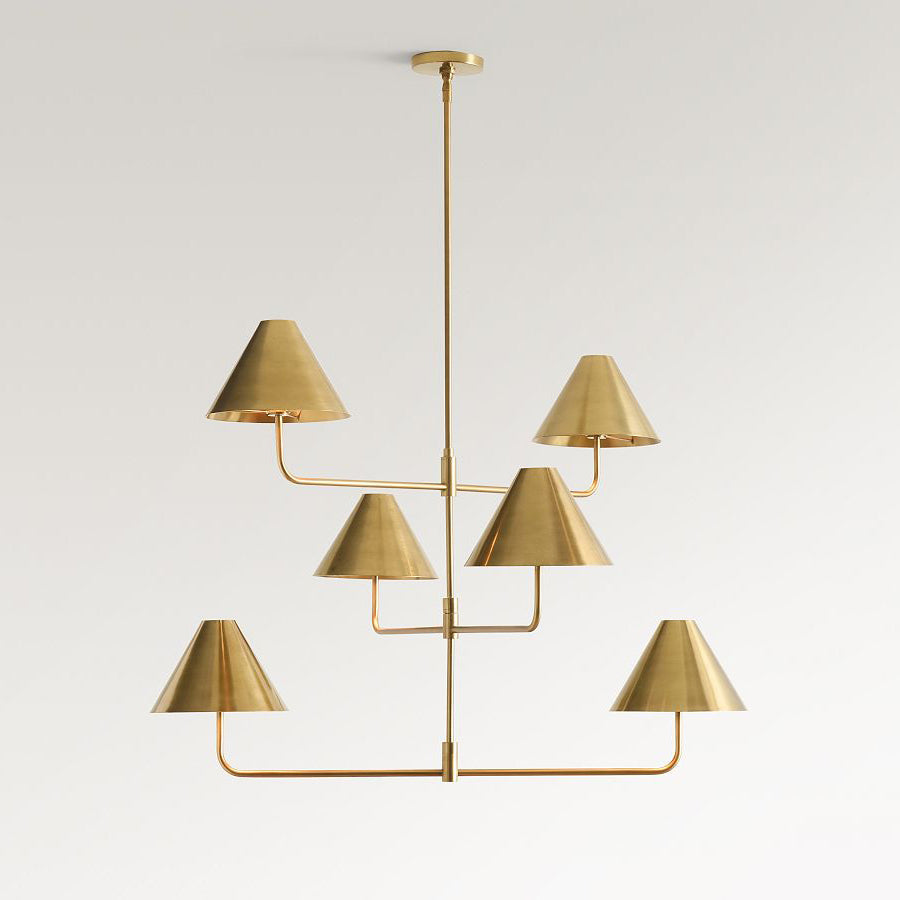 Alice Three Tier Fabric Chandelier