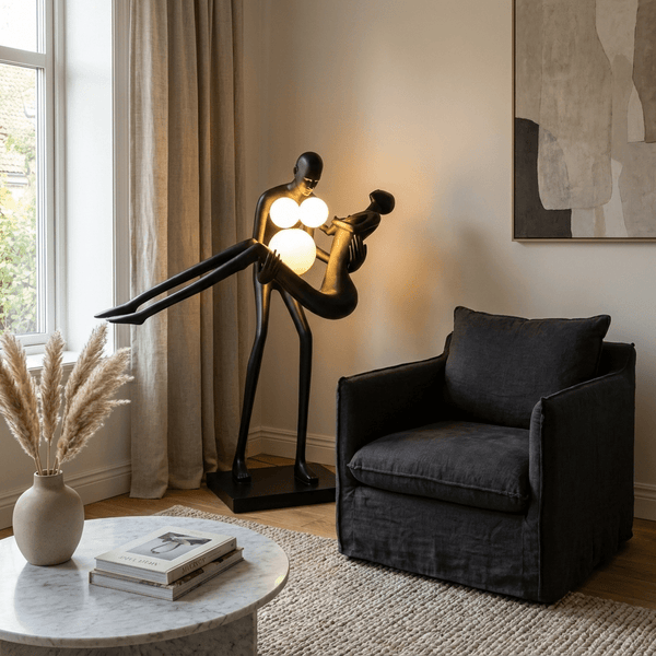 Moonlit Embrace Sculpture Lamp