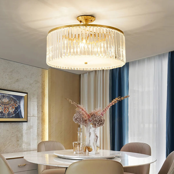 Morup Modern Crystal Ceiling Light