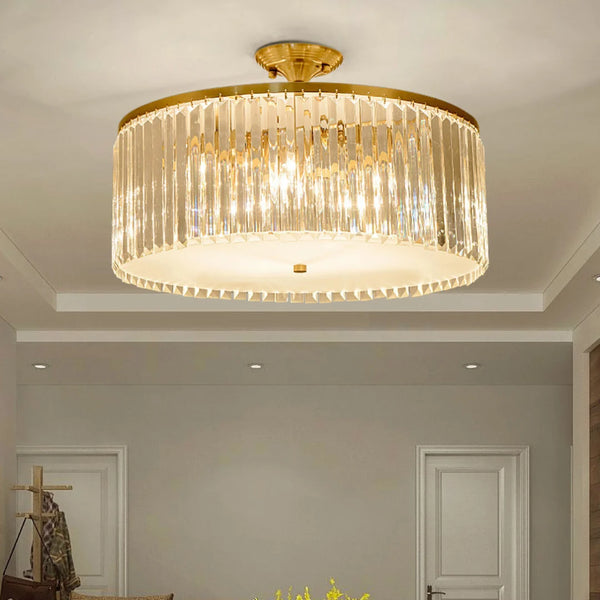 Morup Modern Crystal Ceiling Light