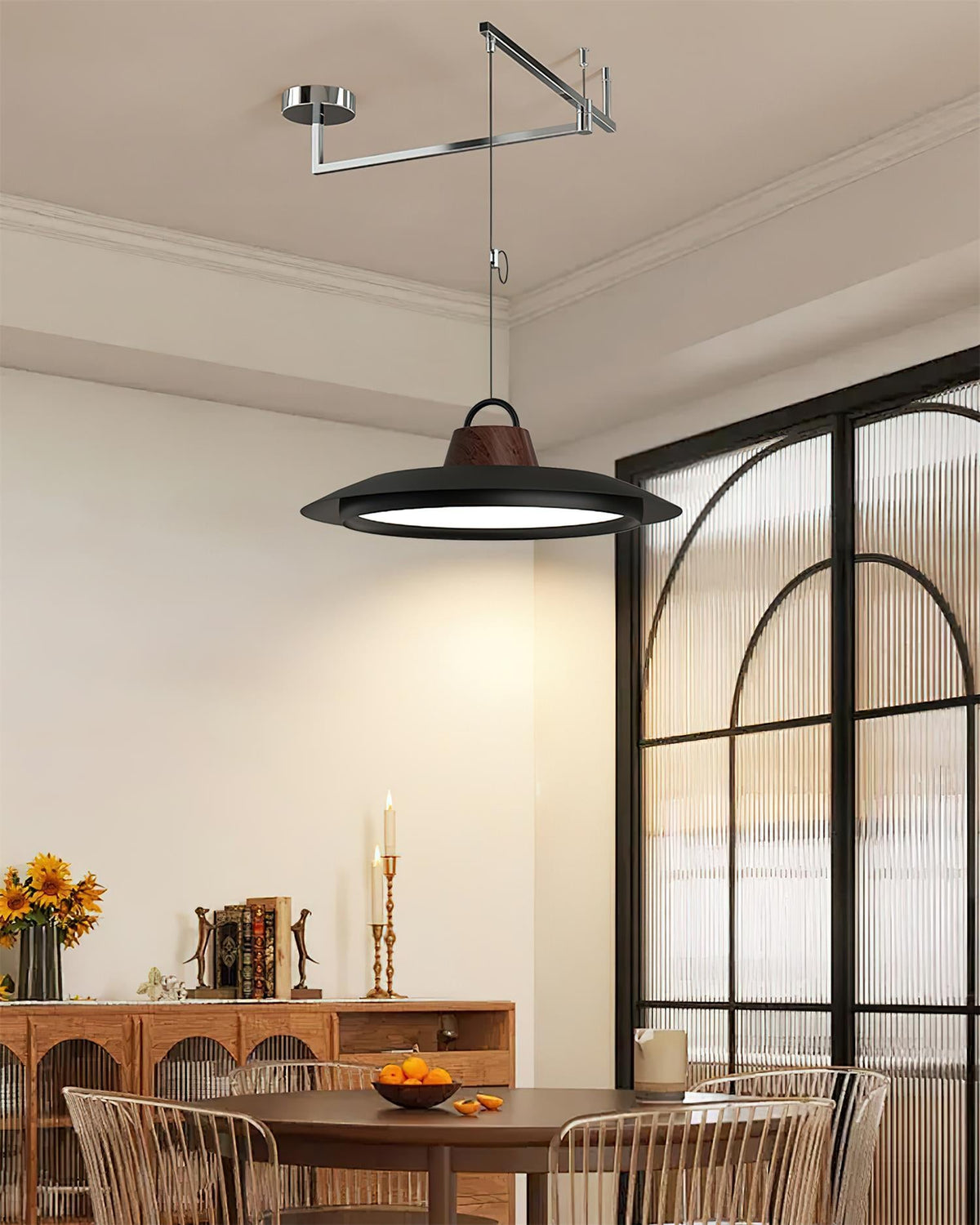 Elaisenne Swing Arm Pendant Lamp