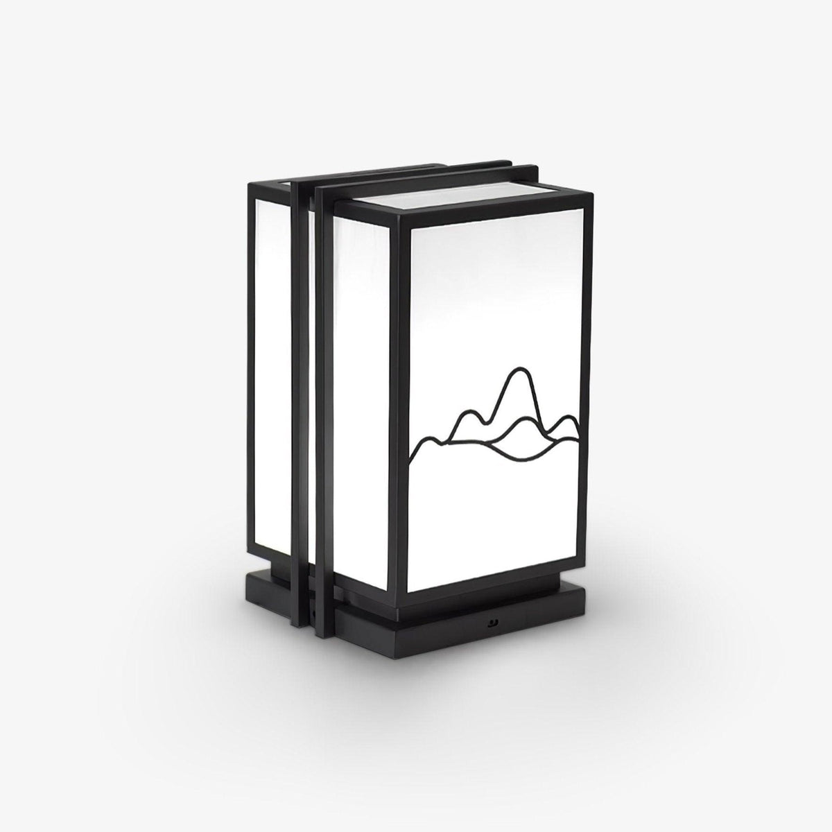 Mountain Acrylic Outdoor Post Light
