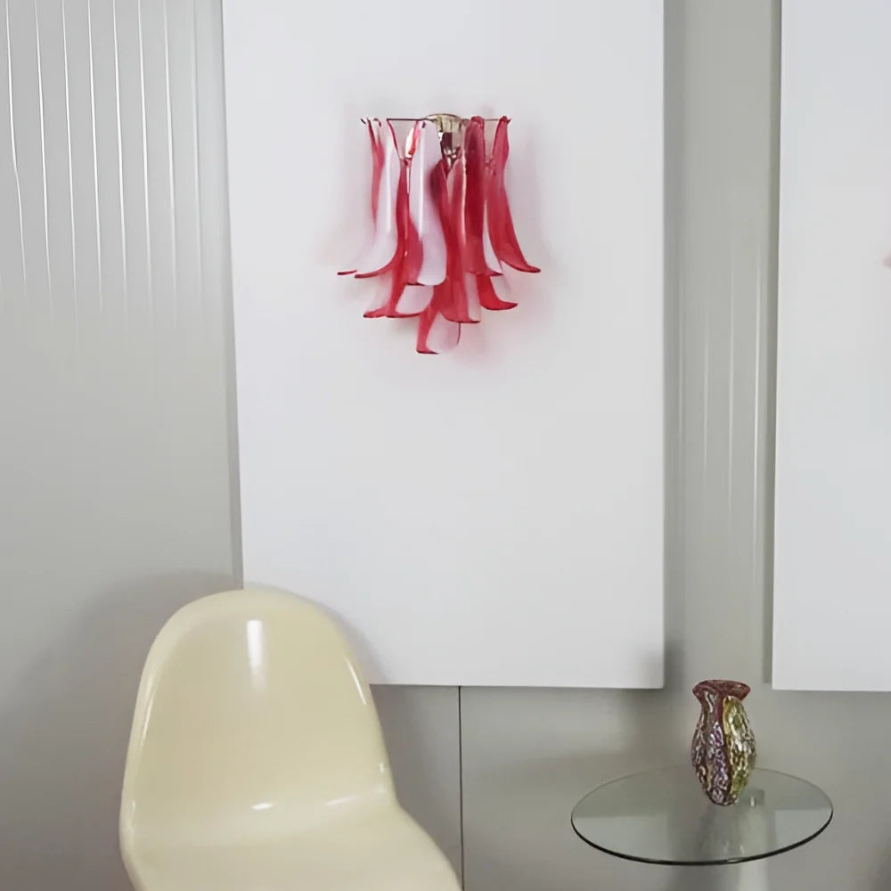 Vintage Murano Red Wall Lights