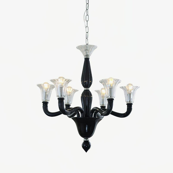Black Candle Chandelier