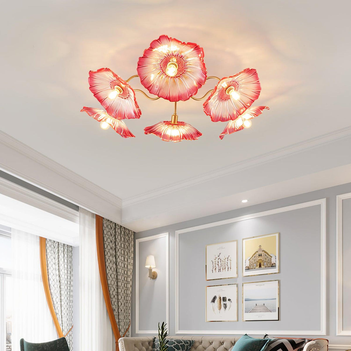 Ryne Ceiling Light Glass
