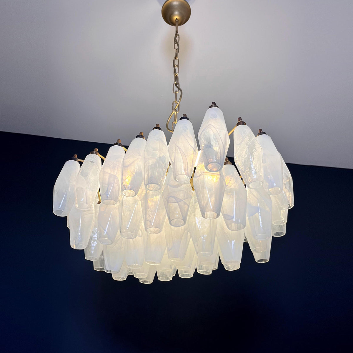 Ardoriel Postmodern Luxury Poliedri Alabaster Chandelier