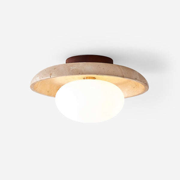 Mexo Travertine Ceiling Light