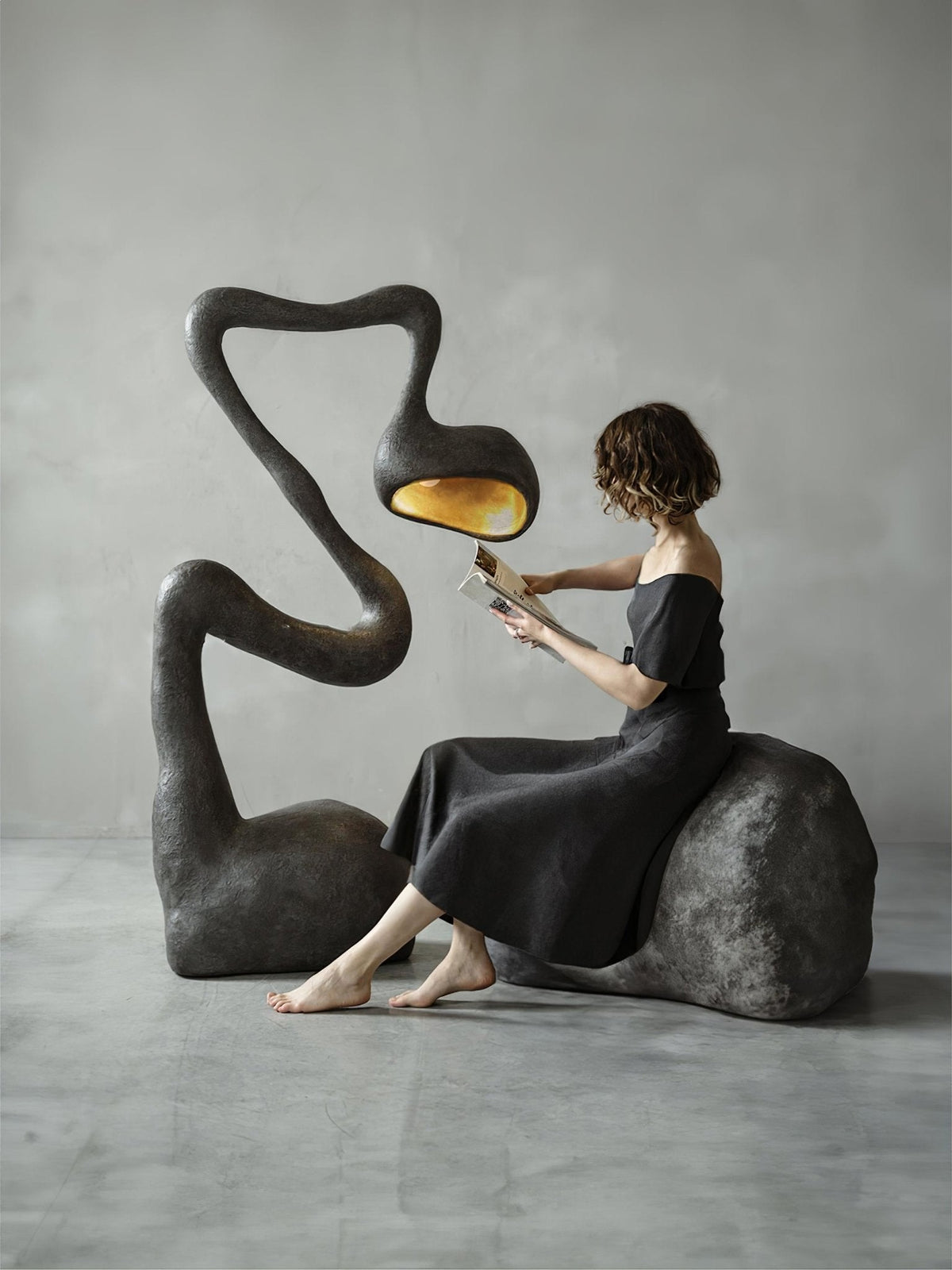 Myrrh Sculpture Floor Lamp