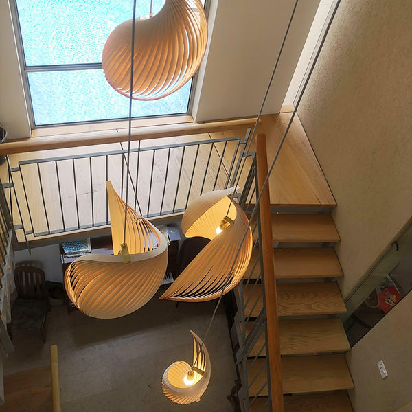 Nautilus Shell Pendant Light