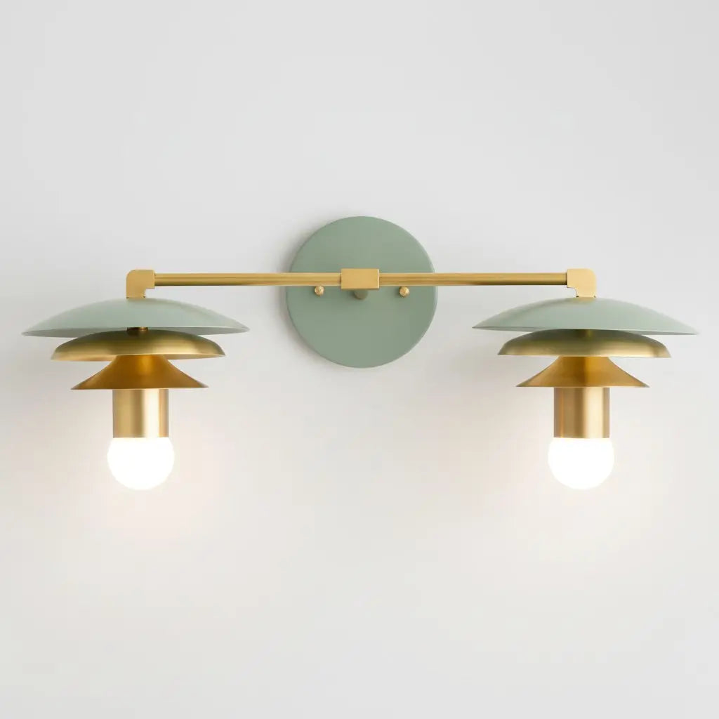 Nava Modern Minimalist Layered Metal Wall Sconce