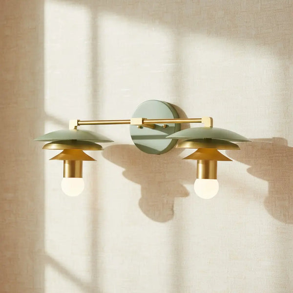 Nava Modern Minimalist Layered Metal Wall Sconce