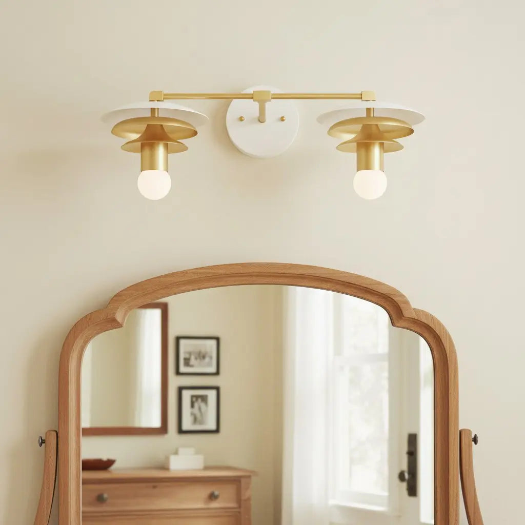 Nava Modern Minimalist Layered Metal Wall Sconce