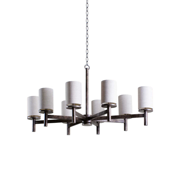Iltalaris Nordic Art Brass Fabric Chandelier