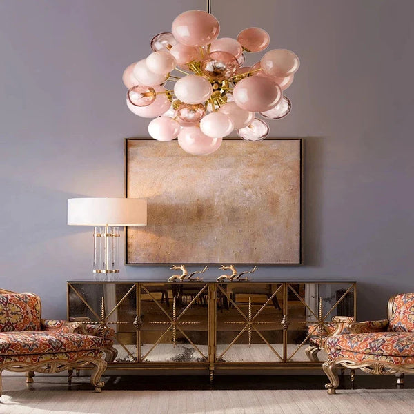 Neve Glass Bubble Chandelier