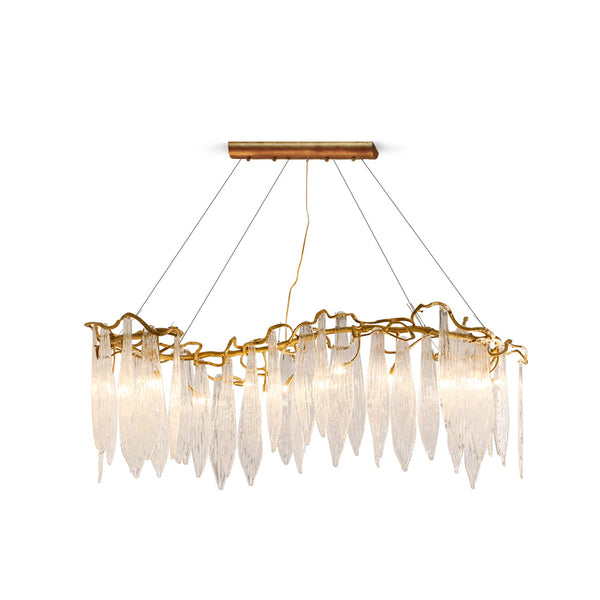 Niagara Brass Crystal Chandelier