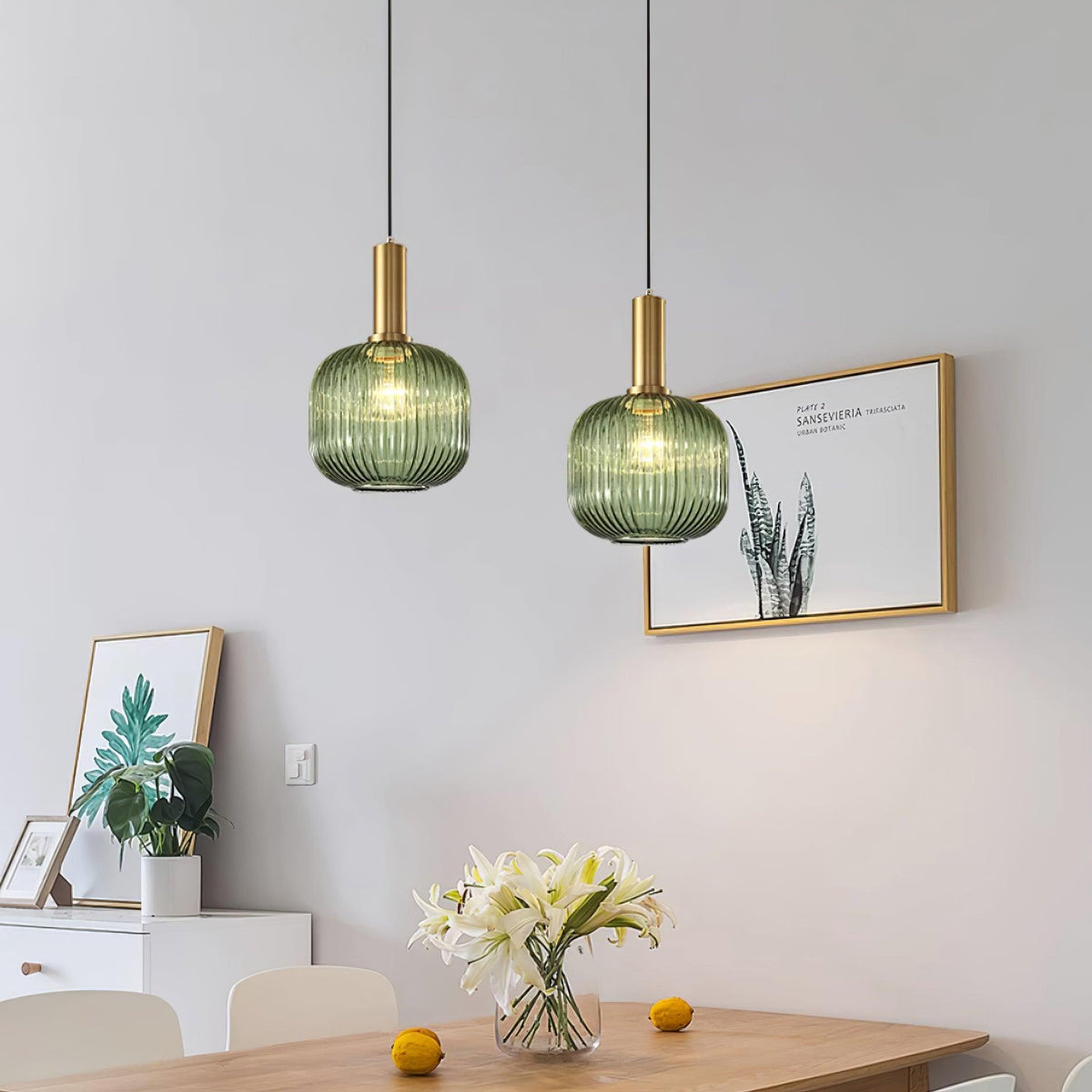 Miralelia Ribbed Pendant Lamp