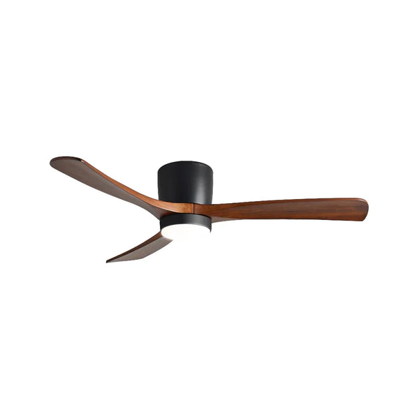 Nordic Wood Blade Ceiling Fan Light