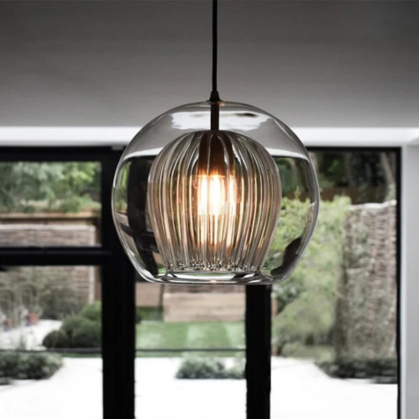 Simple Modern Glass Pendant Lights for Living Room