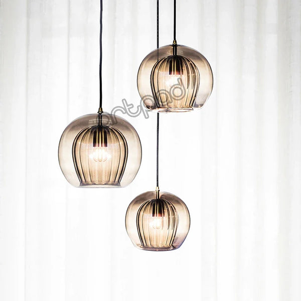 Simple Modern Glass Pendant Lights for Living Room