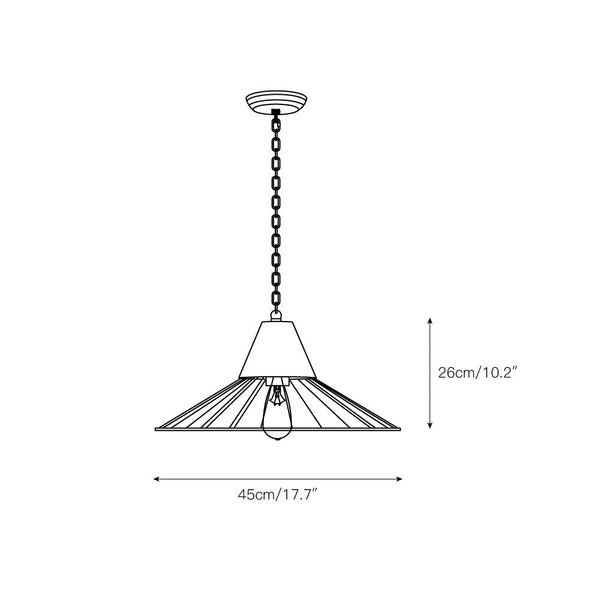 Ulthee Wooden Pendant Lamp