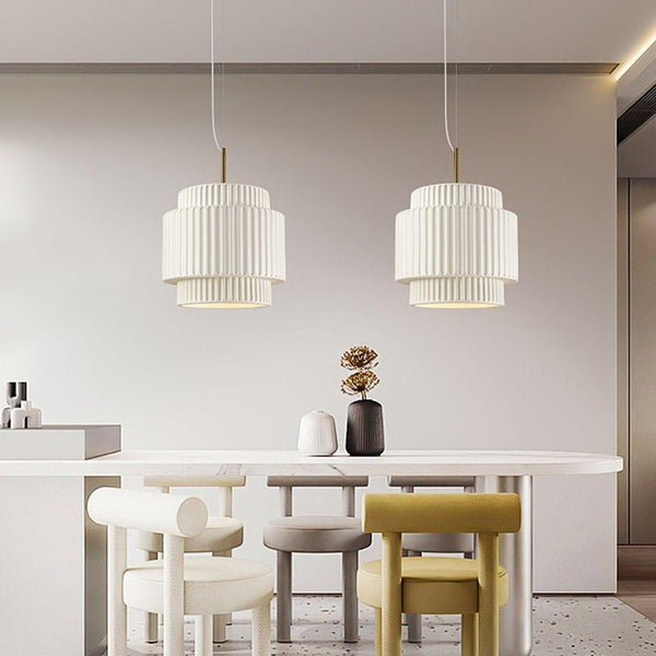 Terioriella Ribbed Pendant Light