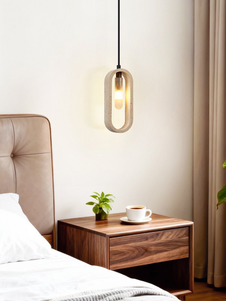 Onda Travertine Pendant Light