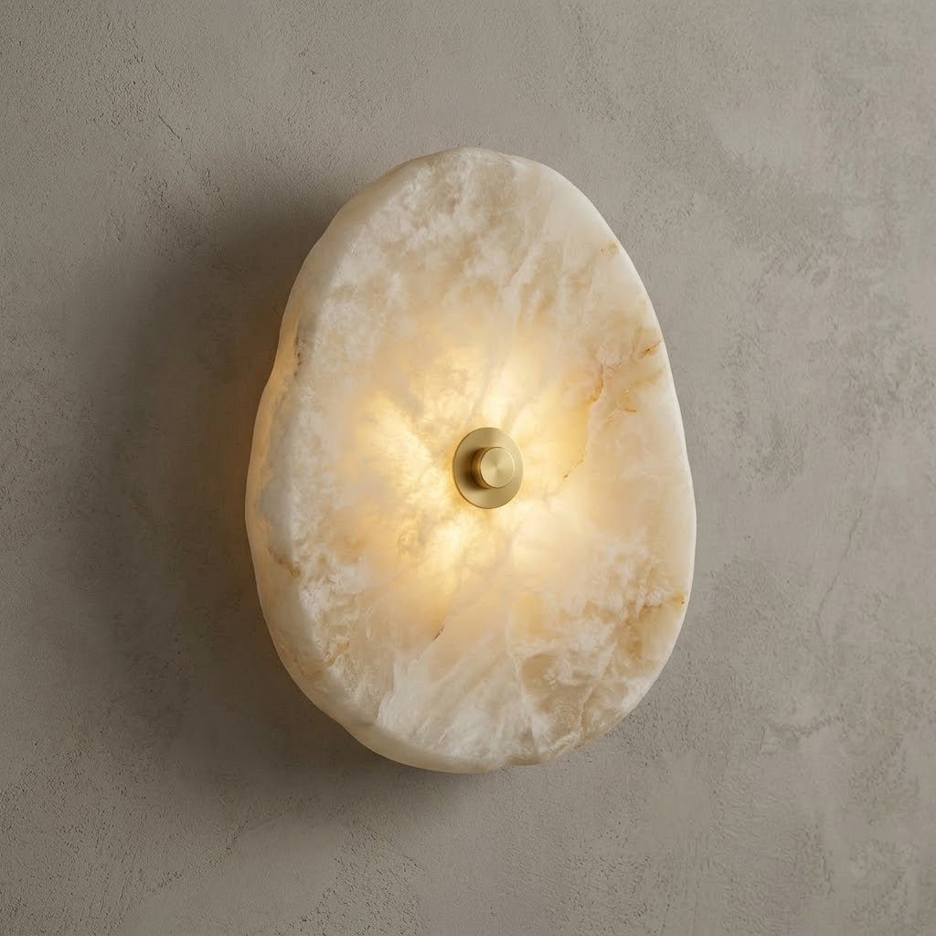 Nivorise Alabaster Wall Sconce