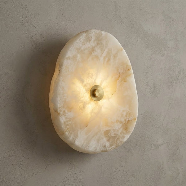 Nivorise Alabaster Wall Sconce