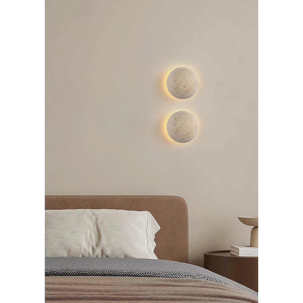 Cinorisra Stone Travertine Wall Lamp