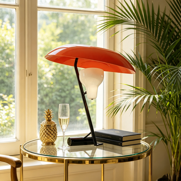 Orange Donut Table Lamp